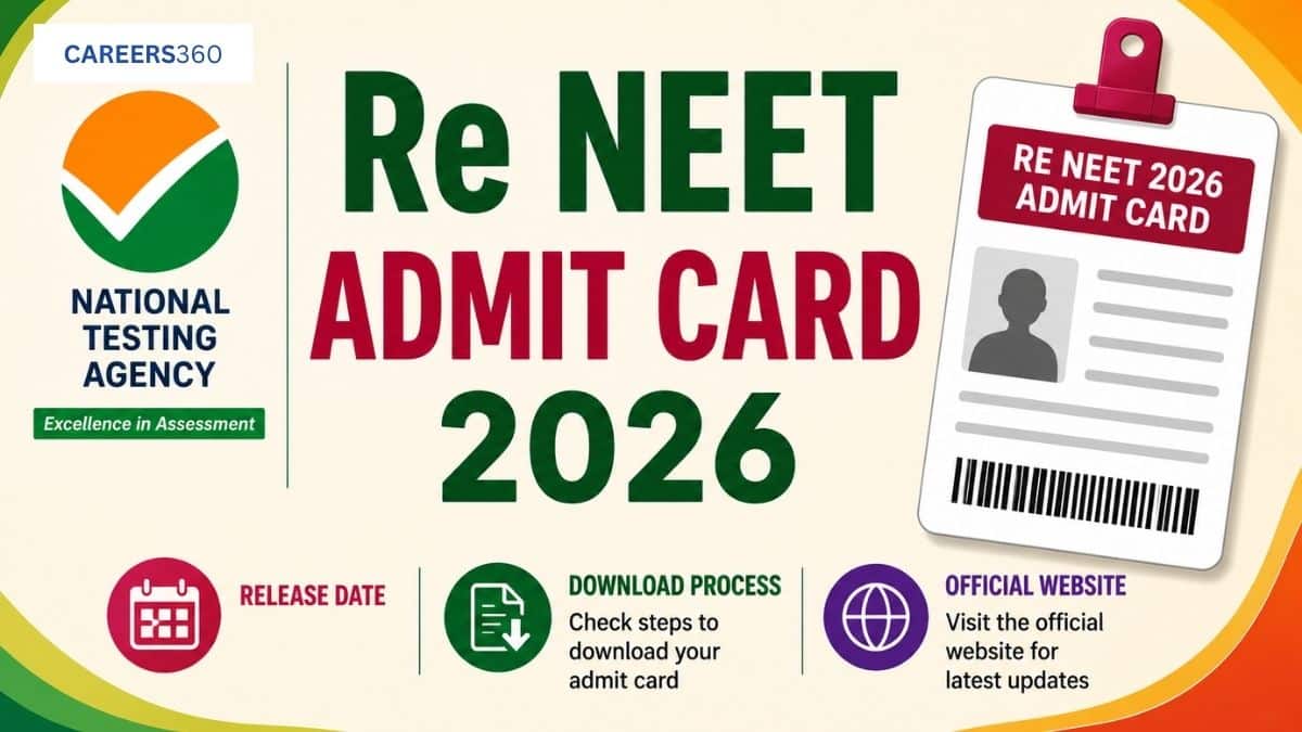 Re NEET UG 2026 Admit Card: Download Link on June 14 at neet.nta.nic.in